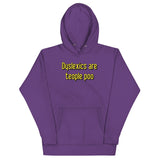 Dyslexics are teople poo Unisex Hoodie