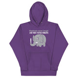 Elephants Never Forgive Unisex Hoodie