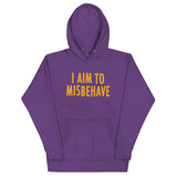 I Aim To Misbehave Unisex Hoodie