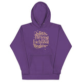 Quietly Thriving In Fictional Realms Unisex Hoodie