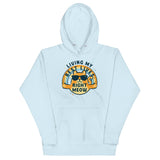 Living My Best Lives Right Meow Unisex Hoodie