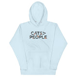 Cats>People Unisex Hoodie