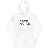 Cats>People Unisex Hoodie