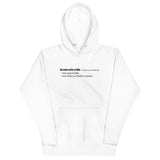 Inconceivable Definition Unisex Hoodie