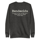 Premium Heritage Cotton Bendecida Madre Sweatshirt (Printed)