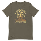 Empty Inside But Thankfully Caffeinated Men's Signature Tee