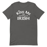 Kiss Me I'm Pretending To Be Irish Men's Signature Tee