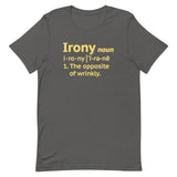 Irony Definition Men's Signature Tee
