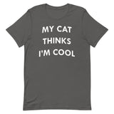 My Cat Thinks I'm Cool Men's Signature Tee
