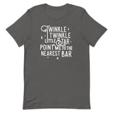 Point Me To The Nearest Bar Men's Signature Tee