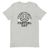 Live Every Day Like It's Pretzel Day Men's Signature Tee