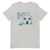 When I Was A Kid The World Men's Signature Tee