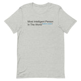 Most Intelligent Person in the World Citation Needed Men's Signature Tee