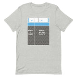 Where I Sleep, Where My Dog Sleeps Men's Signature Tee
