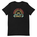 Morning Person On Dec 25th Only Men's Signature Tee