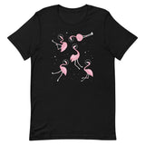 Flamingos In Space Men's Signature Tee