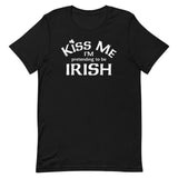 Kiss Me I'm Pretending To Be Irish Men's Signature Tee