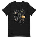 Cat Halloween In Space Men's Signature Tee