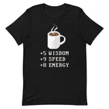 Coffee Plus To Stats Men's Signature Tee