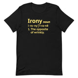 Irony Definition Men's Signature Tee