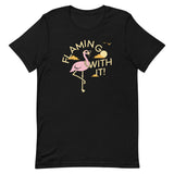 Flamingo With It Men's Signature Tee