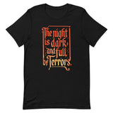 The Night Is Dark And Full Of Terrors Men's Signature Tee