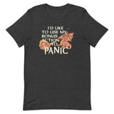 I'd Like To Use My Bonus Action To Panic Men's Signature Tee