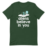 Aliens Believe In You Men's Signature Tee