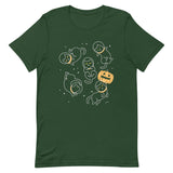 Cat Halloween In Space Men's Signature Tee