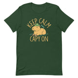Keep Calm And Capy On Men's Signature Tee