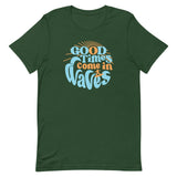 Good Times Come In Waves Men's Signature Tee