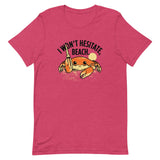 I Won't Hesitate, Beach Men's Signature Tee
