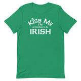 Kiss Me I'm Pretending To Be Irish Men's Signature Tee