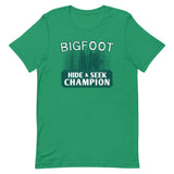 Bigfoot Hide And Seek Champion Men's Signature Tee