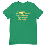 Irony Definition Men's Signature Tee
