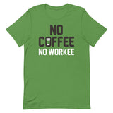 No Coffee No Workee Men's Signature Tee