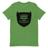 With Great Beard Comes Great Responsibility Men's Signature Tee