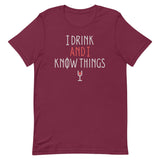 I Drink And I Know Things Men's Signature Tee