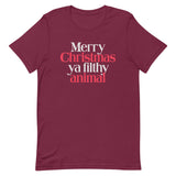 Merry Christmas Ya Filthy Animal Men's Signature Tee