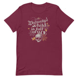 Wednesday's Child Is Full Of Woe Men's Signature Tee