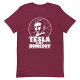 Tesla Is My Homeboy Men's Signature Tee
