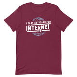 I Play Keyboard For The Internet Men's Signature Tee