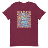 Stained Glass Police Box Men's Signature Tee