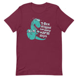 T-Rex Skipped Too Many Arm Days Men's Signature Tee