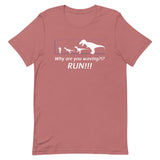 Why Are You Waving? Run! Men's Signature Tee