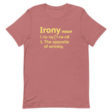 Irony Definition Men's Signature Tee