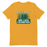 Bigfoot Hide And Seek Champion Men's Signature Tee