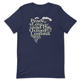 Peace, Love, And The Oxford Comma Men's Signature Tee