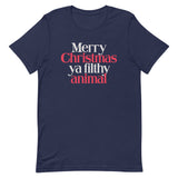 Merry Christmas Ya Filthy Animal Men's Signature Tee