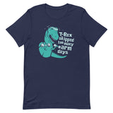 T-Rex Skipped Too Many Arm Days Men's Signature Tee